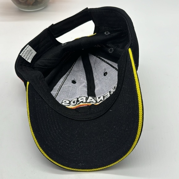 Menards Black Yellow #98 Racing Baseball Hat HT6314 - Picture 4 of 4